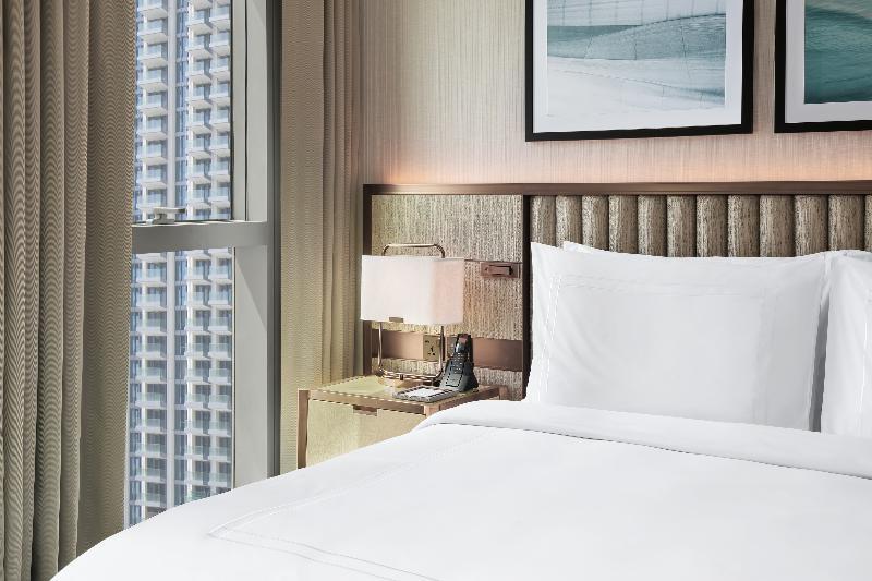 Address Creek Harbour Hotel Dubaj Kültér fotó A guest room at the hotel
