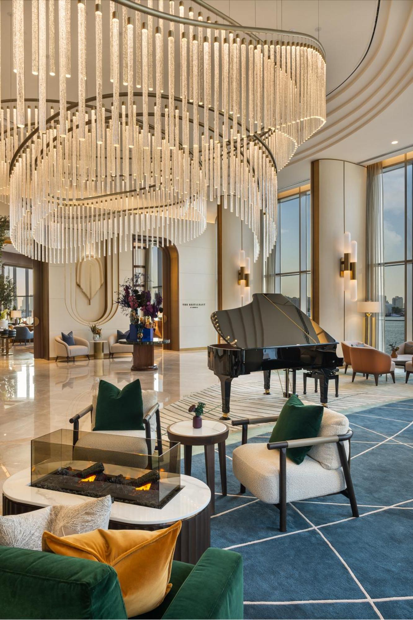Address Creek Harbour Hotel Dubaj Kültér fotó The lobby of the hotel