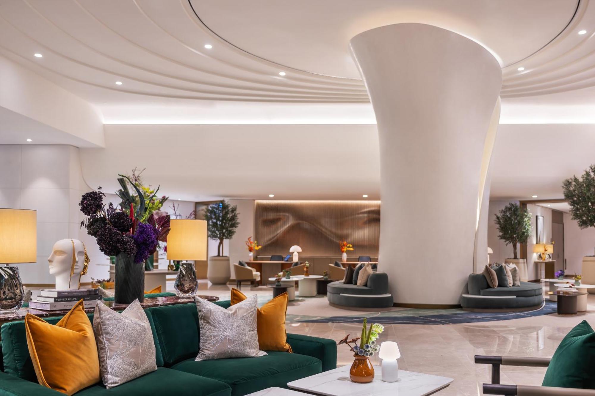 Address Creek Harbour Hotel Dubaj Kültér fotó The lobby of the hotel